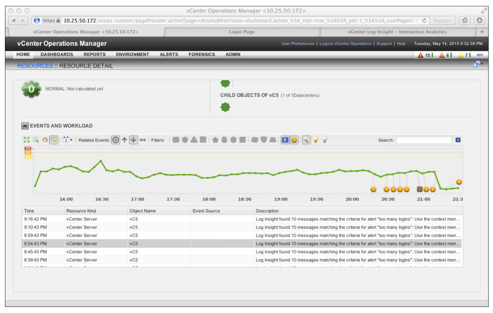 Log insight vmware настройка